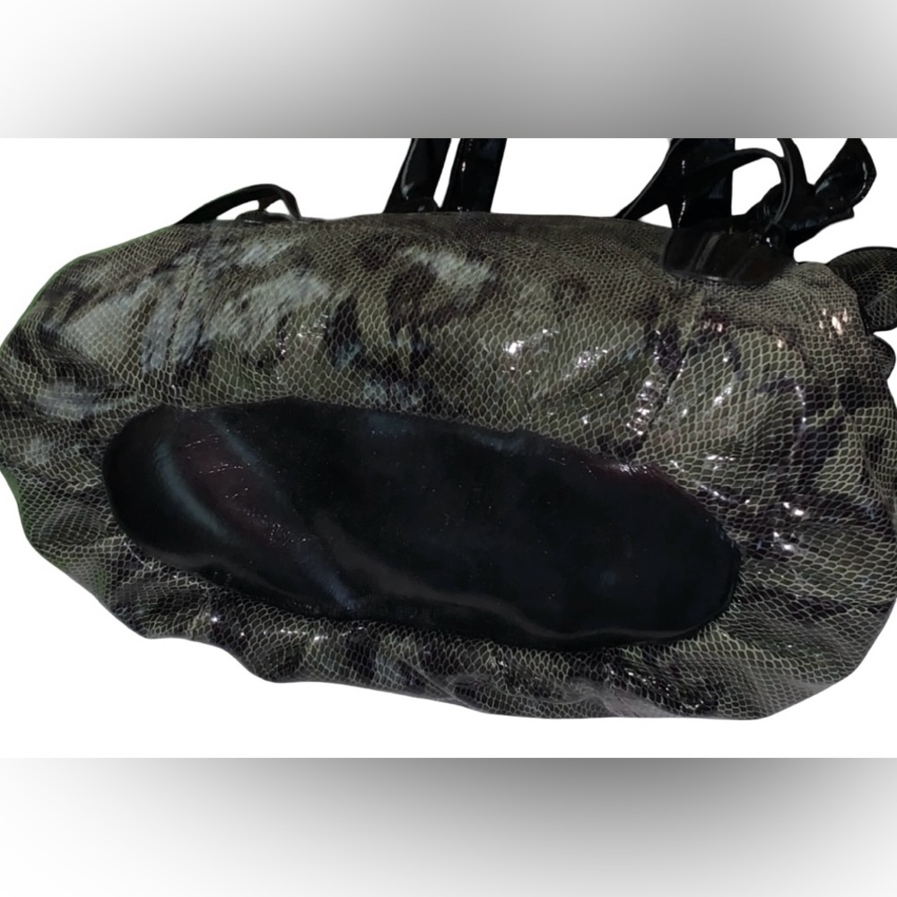 Kate Landry Python Print Handbag - image 3